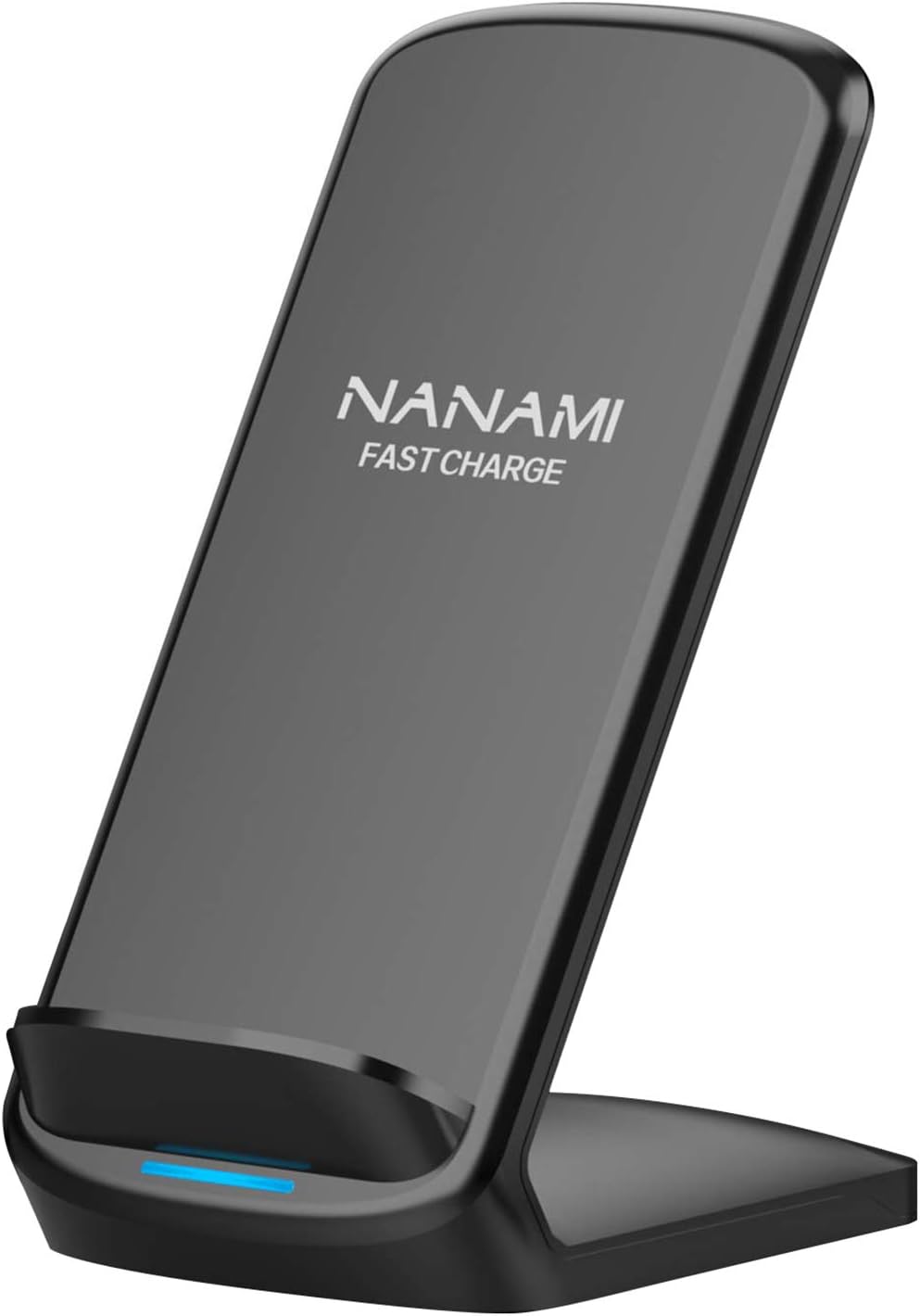 NANAMI Wireless Charger for Samsung and iPhone, 15W Fast Wireless Charging Stand for Galaxy S25 Ultra S24 S23 S22 S21 S20 S10 Note 20, 7.5W for iPhone 17 16 15 14 13 12 11 X XS XR & Qi-Enabled Phone