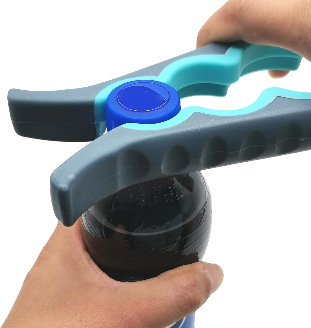 Otstar Jar Opener Bottle Opener and Ring Pull Can Opener for Weak Hands Arthritis Hands, Elderly
