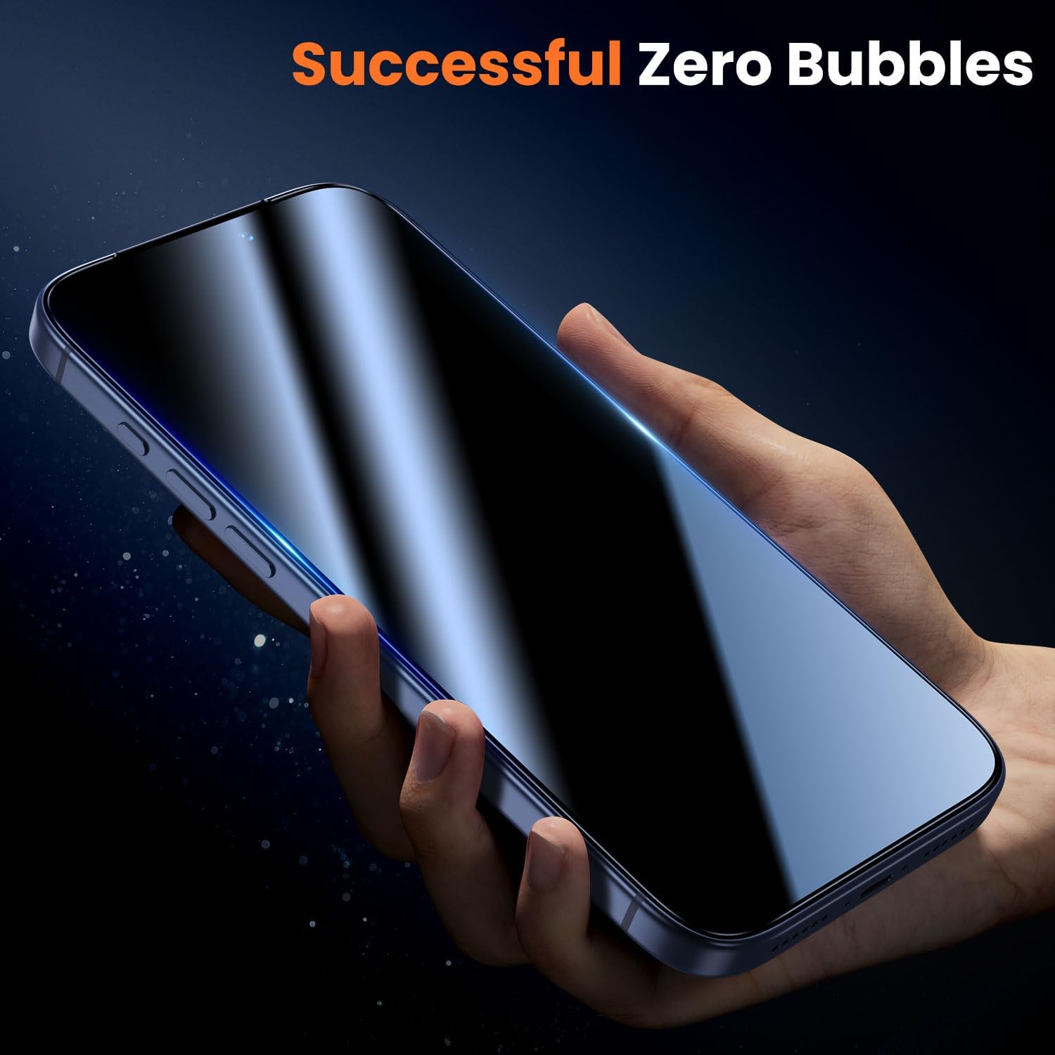 UniqueMe for iPhone 17 Pro Screen Protector - 2 Pack [Easy to Install] 9H Tempered Glass Screen Protector 6.3 inch Full Coverage [Bubble Free] Ultra Resistant Case Friendly Scratch-proof