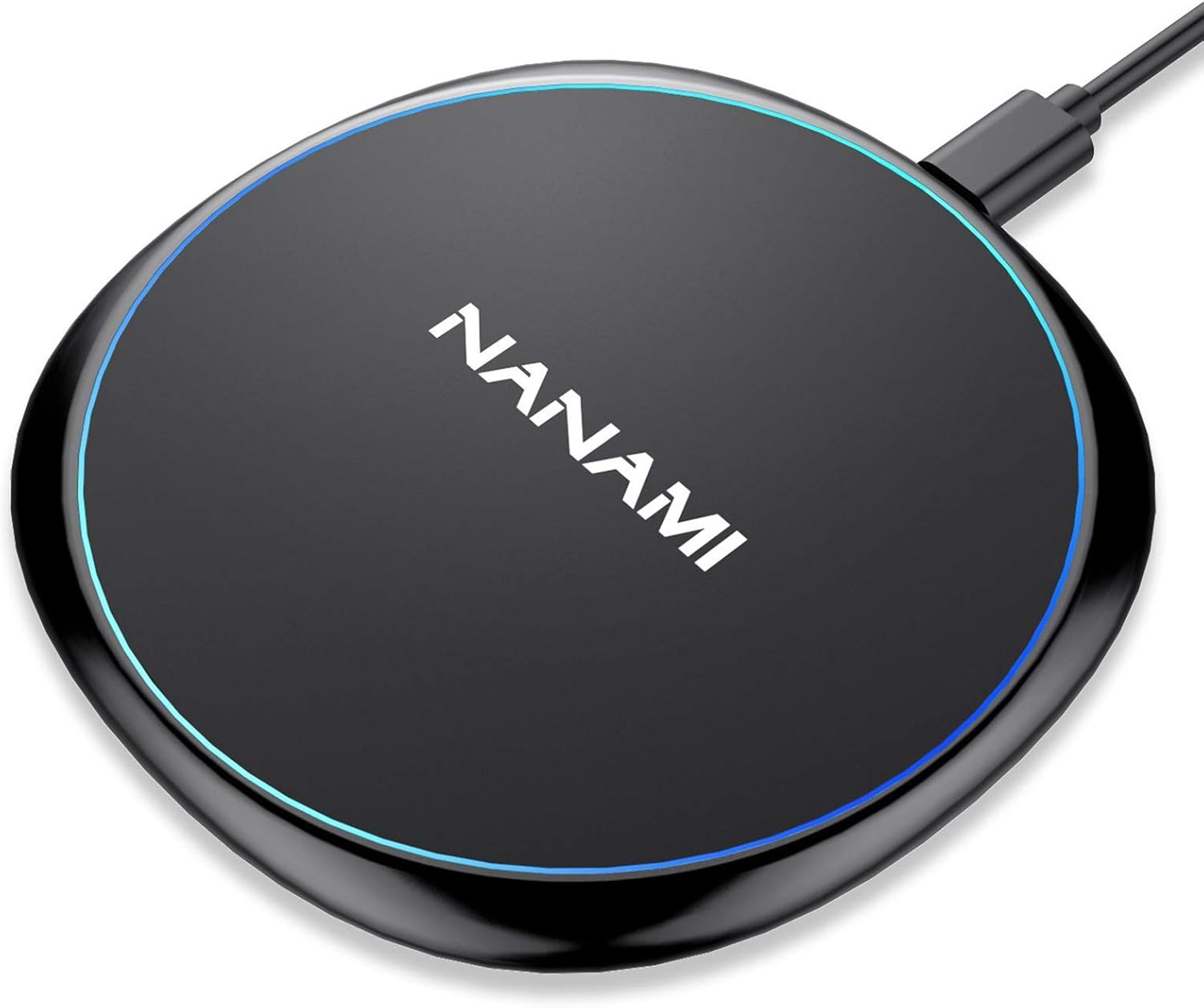 NANAMI Wireless Charger for iPhone and Samsung - Wireless Charging Pad Qi-Certified 10W Max for iPhone 17 16 15 14 13 12 SE2 11 Xs XR X New Airpods and Galaxy S25 Ultra S25+ S24 FE S23 S22 S21 S20 S10