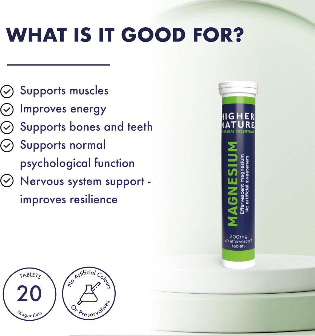 HIGHER NATURE MAGNESIUM EFFERVESCENT