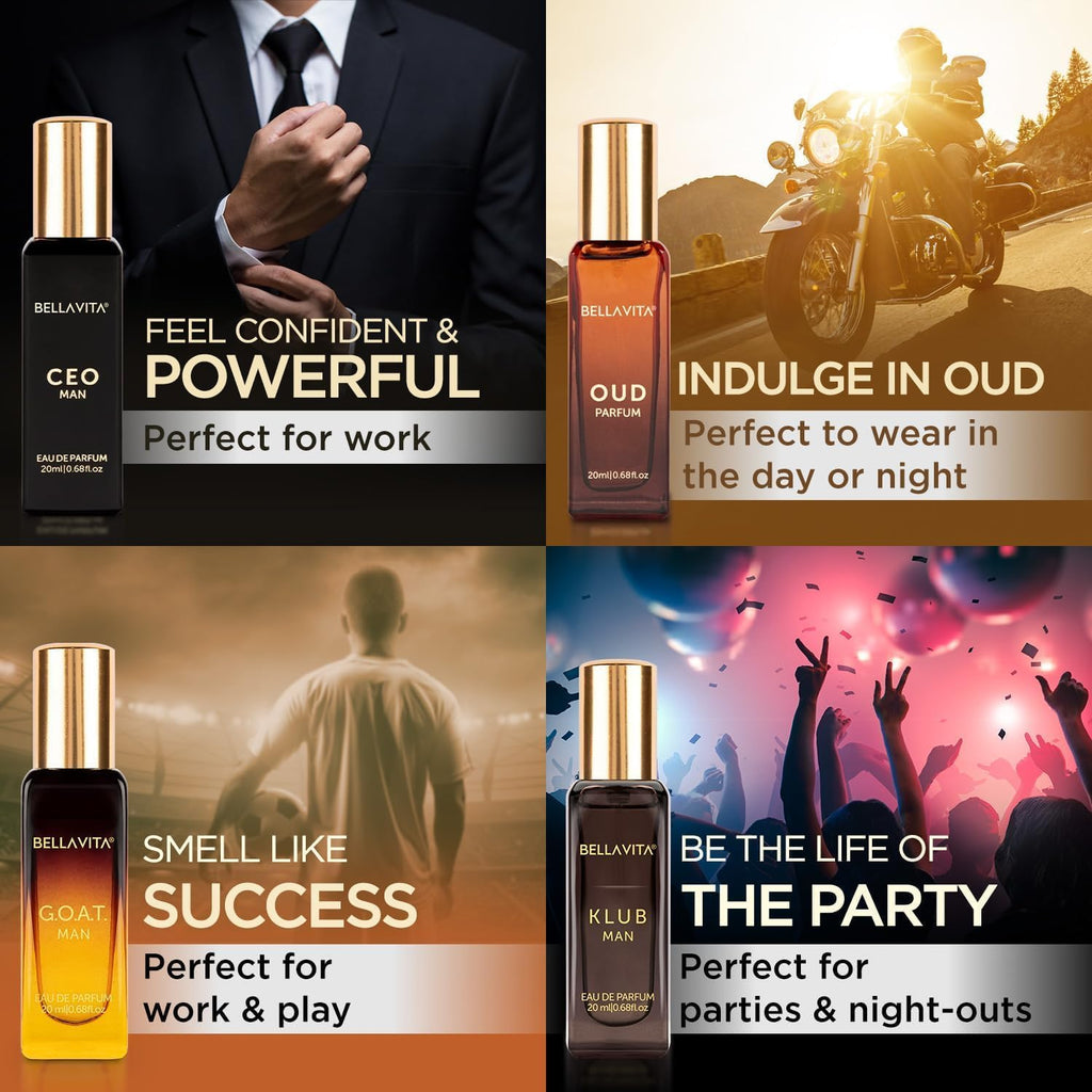 BELLAVITA LUXURY SET WITH CEO MAN, KLUB, OUDA ANDG.O.A.T GIFT CHOICE FOR .......