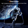 UniqueMe for iPhone 17 Pro Screen Protector - 2 Pack [Easy to Install] 9H Tempered Glass Screen Protector 6.3 inch Full Coverage [Bubble Free] Ultra Resistant Case Friendly Scratch-proof