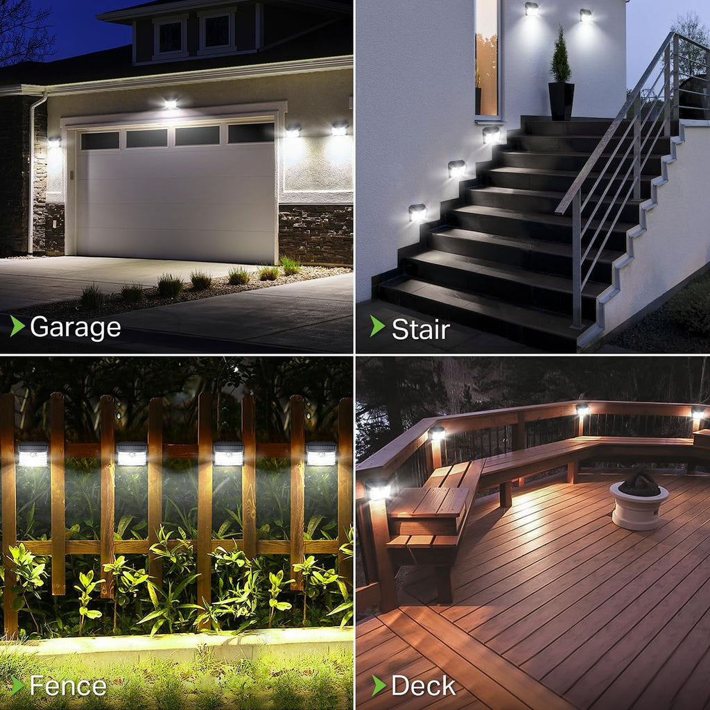 CLAONER SOLER LIGHTS OUT DOOR, SUPPER BRIGHT 126 LED SOLAR SECURITY LIGHTS PIR MOTION SENCER WITH 3 LIGHTING MODES 270 LIGHTING ANGLE, WIRELESS IP65