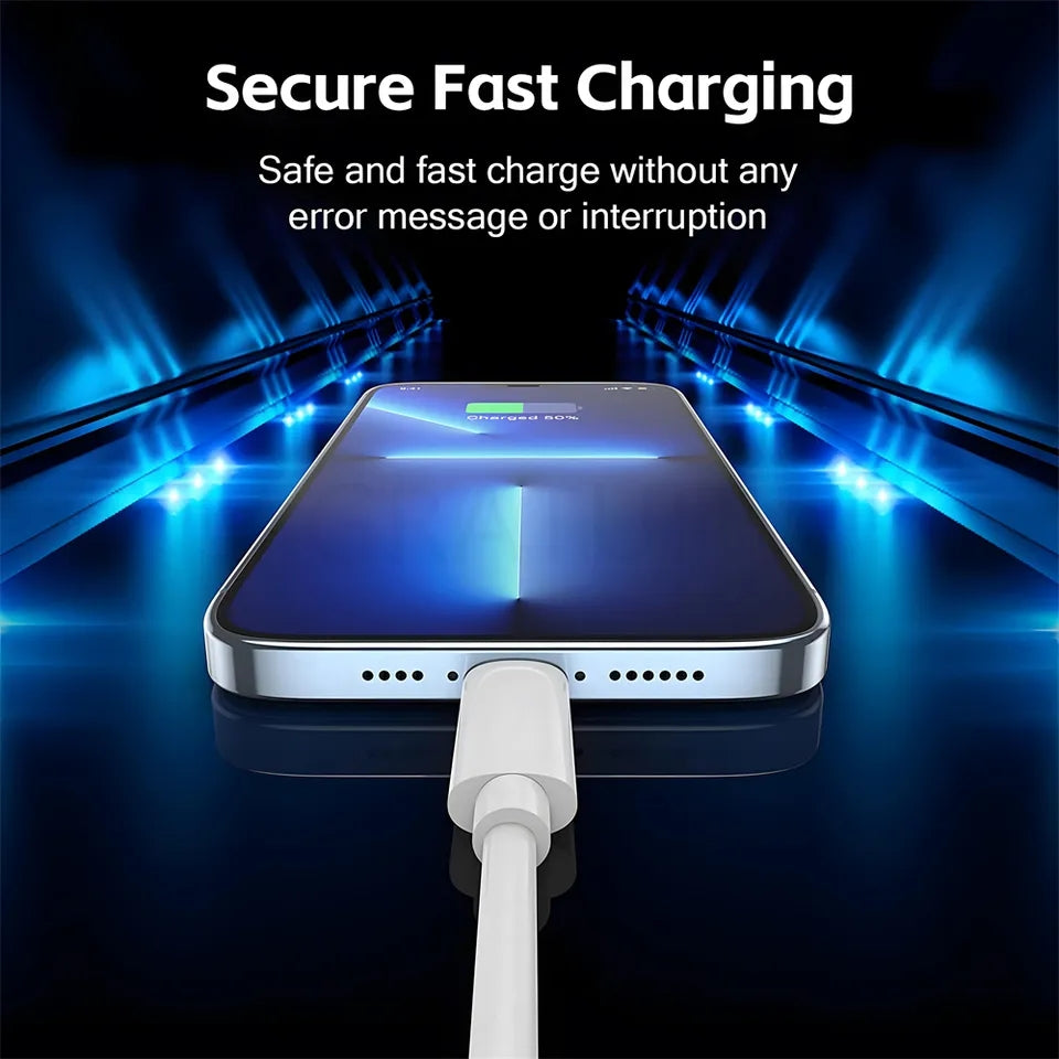 1 PCS 20W PD Fast Charger Cable for iPhone 11 12 13 mini 14 Pro XS Max XR X 8 Plus SE Rapid Charging 1m 2m Data Cable With Box