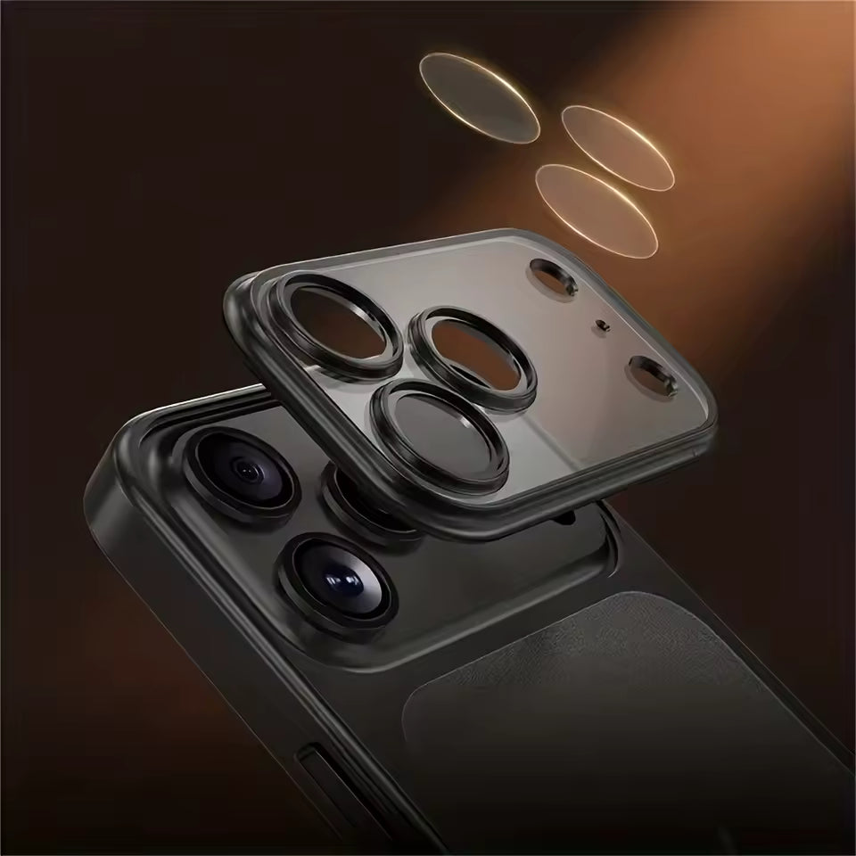 Camera Protection Clear Luxury Plating Cover Soft TPU Drop Protective With Magnetic Phone Case For iPhone17Pro Max/17Pro/Air/17