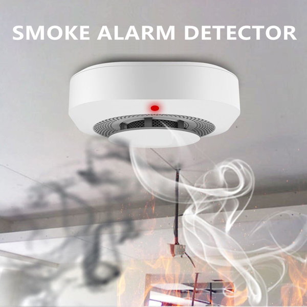 PACK OF 4 SMOKE ALARM FIRE PROTECTION HOME SECUIRTY SYSTEM BATTERY OPRATED ALARM