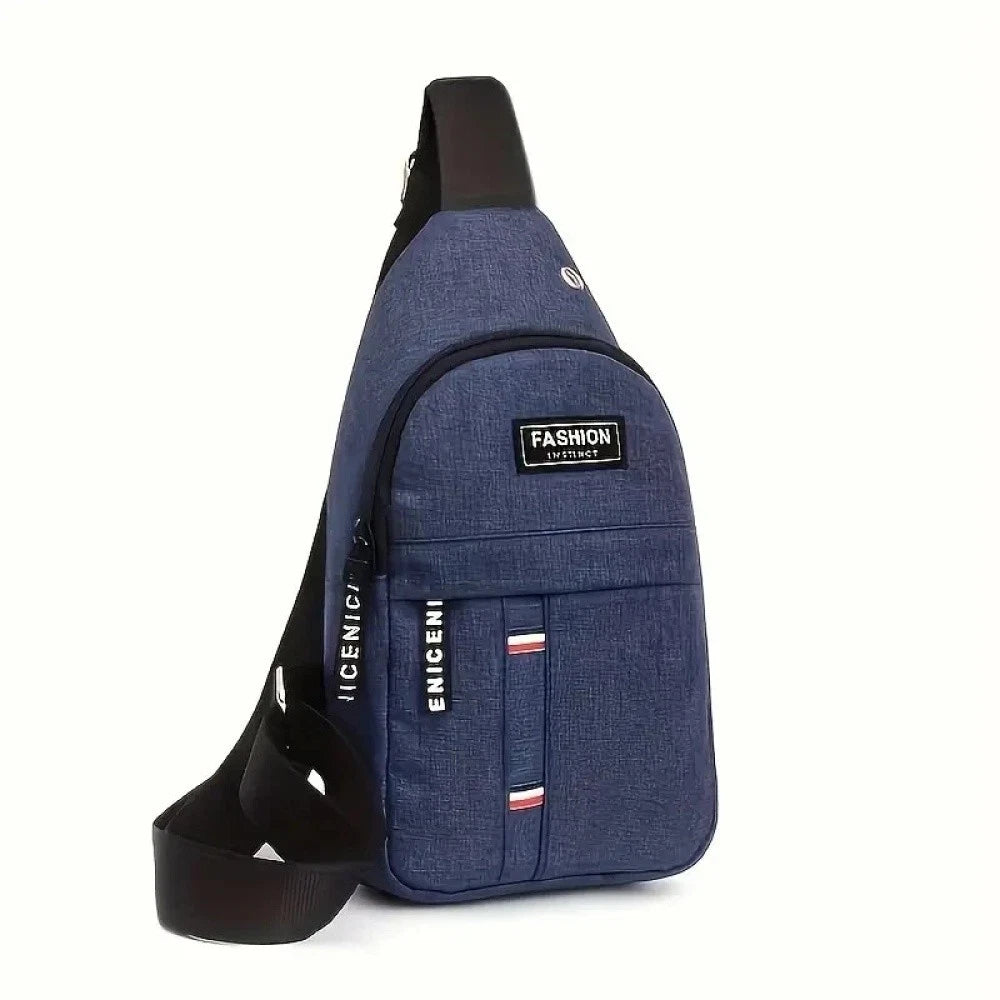 3 BAGS PACK NEW MULTIION CHEST BAG MENS FASHION TREND OXFORD CLOTH SHPULDER BAG