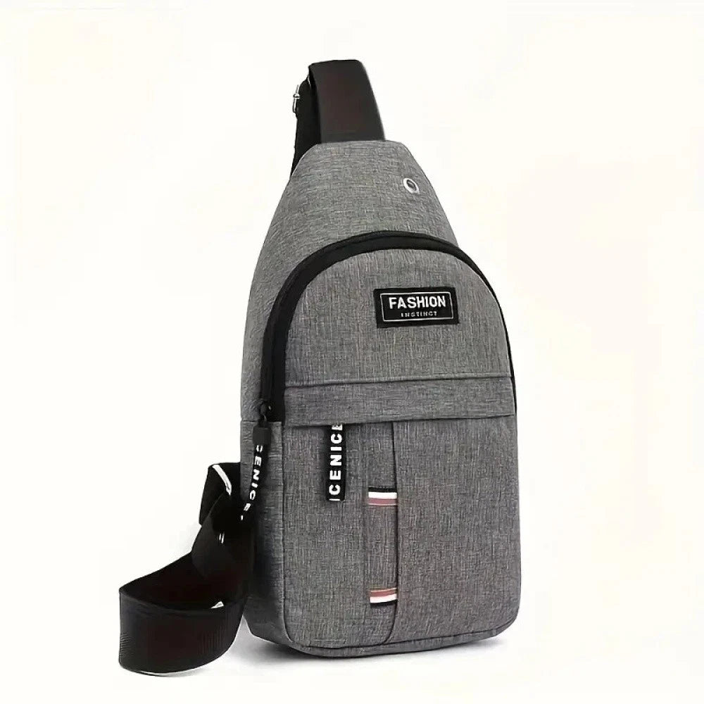 3 BAGS PACK NEW MULTIION CHEST BAG MENS FASHION TREND OXFORD CLOTH SHPULDER BAG